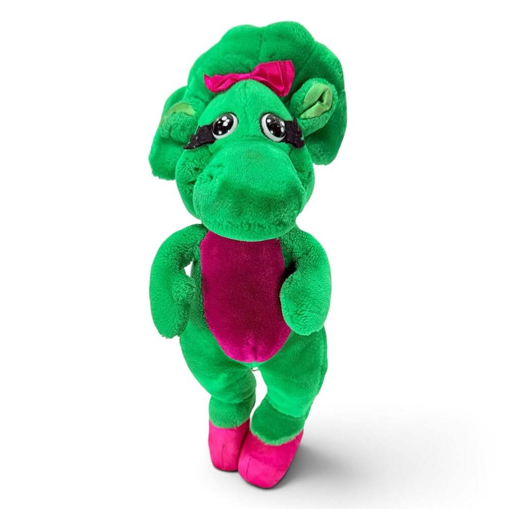 Vintage 1992 Baby Bop Barney & Friends Plush Stuffed Dinosaur